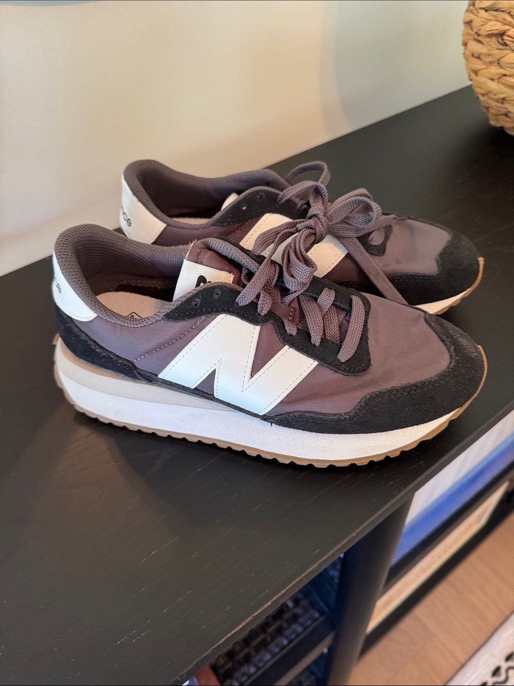New Balance Kids Gray White Retro Runner Sneakers